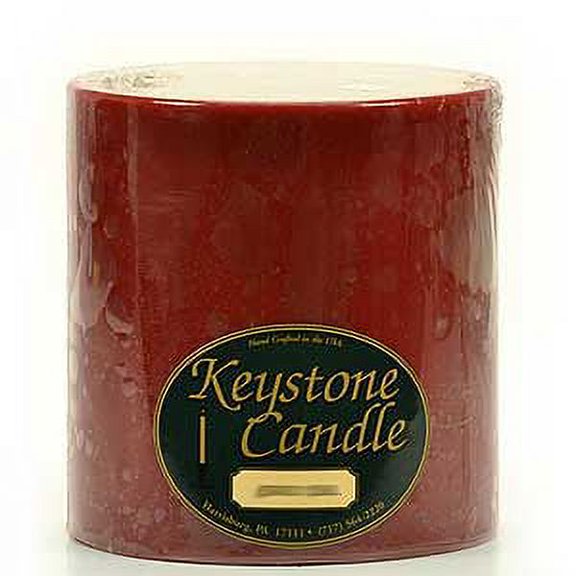 1 Pc Cranberry Chutney 6x6 Pillar Candles 6 in. diameterx6.25 in. tall