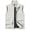 White, variant on GrmtClth Vest for Men Full Zip Sleeveless Waistcoat Stand Collar Multi Storage Pockets Mesh Inner Breathable Lightweight Hiking Daily Casual Vest Black 2XL