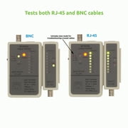 NavePoint Multifunctional Network LAN UTP CAT5 CAT6 RJ45 Phone BNC Coaxial Cable Tester