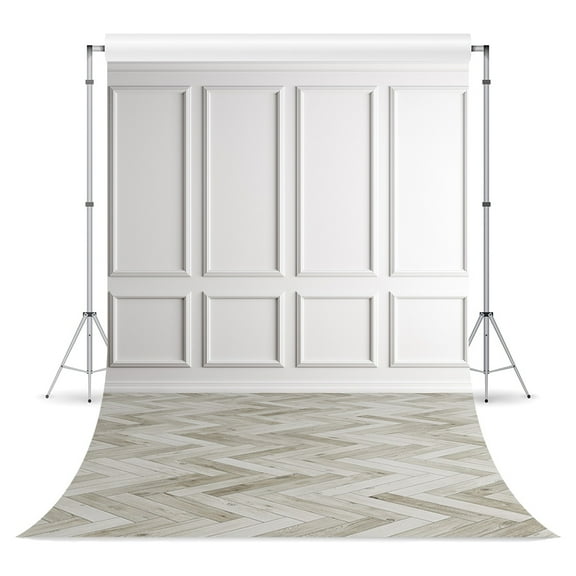 Vinyl Backdrops For Photography White Living Room Simple Style Wood Floor Interior View Photo Background Photo Studio Wedding