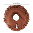 thumbnail image 2 of RENACLIPY U Shaped Brown Face Pillow for and Neck Support, Ideal for Professional Spas and Relaxation, 2 of 6