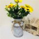 thumbnail image 5 of Para Flores, Maceta De Hierro, Cubo De Flores Rústico, Cubo De Metal, Jarrón Decorativo, Maceta Para Jardín, Sala De Estar, Decoración De Mesa Yuarrent HA042209-00, 5 of 6