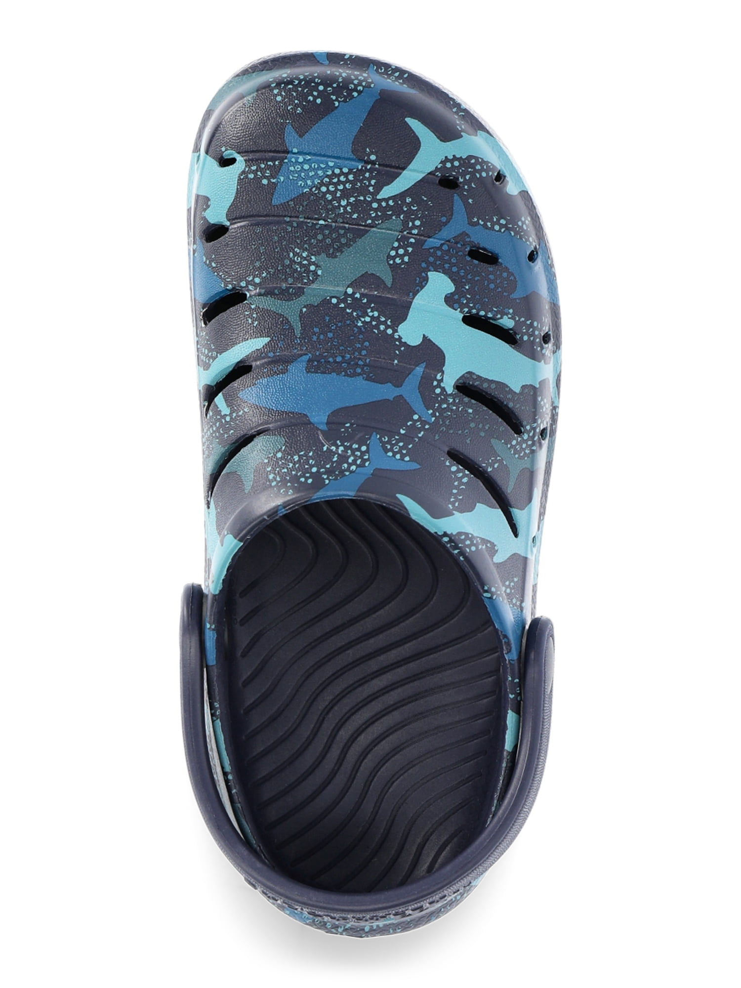 Rugged Shark Little and Big Kids Shark Week Clogs