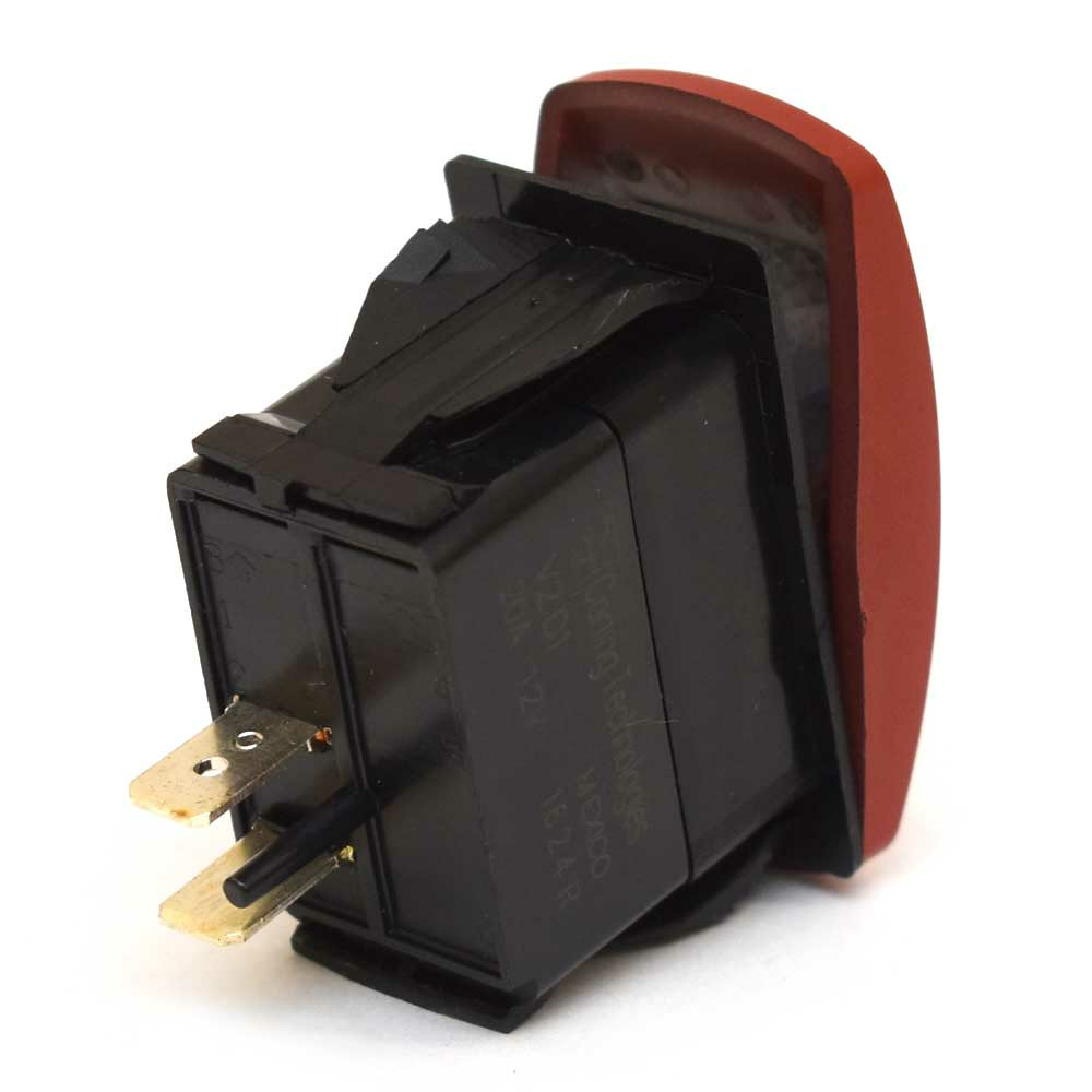 Carling Contura V Momentary Boat Rocker Switch | Horn 2 Spade 12 Volt