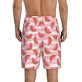 thumbnail image 3 of Easygdp Sweet Watermelon Men's Short Pajama Pants, Sleep Shorts, Household Pants, Casual Pants with Pockets - 3X-Large, 3 of 9