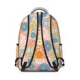 thumbnail image 3 of Pioneer Flower Floral Print Pattern Backpack for School, Cute School Bag with Adjustable Shoulder Straps and Padded Back, 15.3"x11"x7.1", 3 of 5
