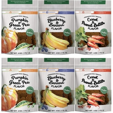 Dig Defence Premium Dog Treats Variety Pack Training Treats for Dogs 6 Bags