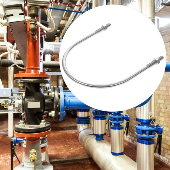 HEANUJJ Stainless Steel U Bolt with Nuts Ideal for Machine and Hardware Fastening