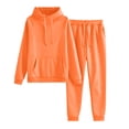 thumbnail image 5 of Gkeoshab Sweaters for Women Tracksuit Sweatsuit Sweatshirt and Sweatpant for Women Men 2 Piece Sets Pullover Sweater Orange XXXL, 5 of 9