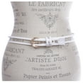 thumbnail image 3 of Kids 1" (25 mm) Wide Color-Trimmed Patent Leather Transparent Jelly Clear Belt, 3 of 3
