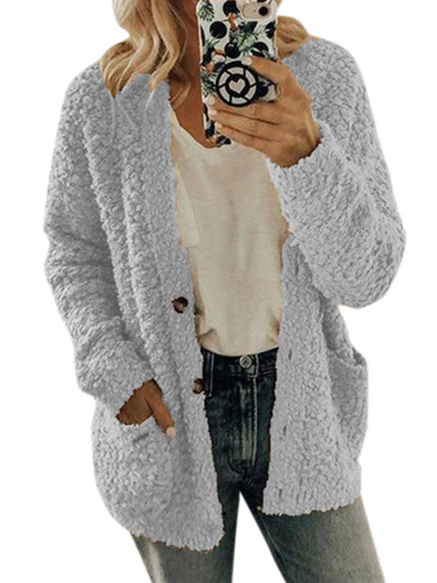 plus size teddy bear jacket