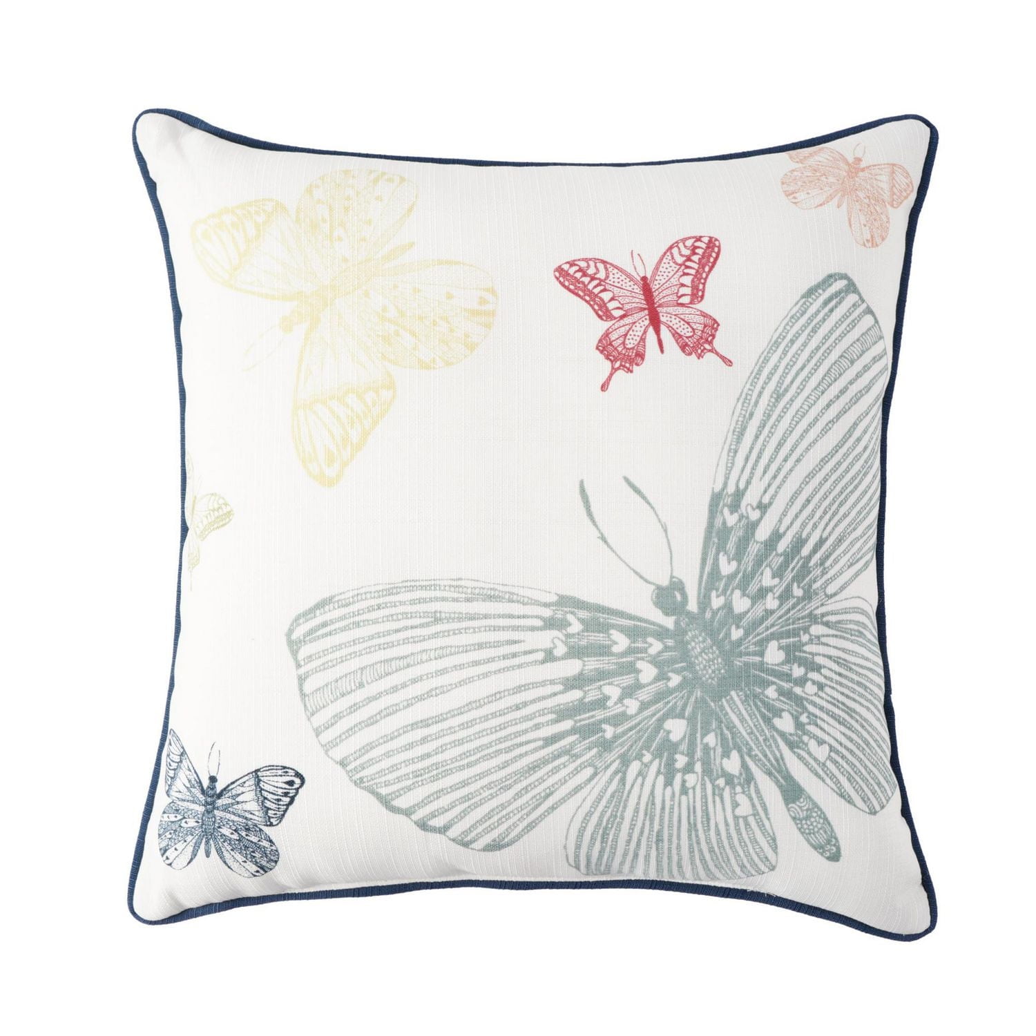 Paquet de 2 coussins décoratifs papillon