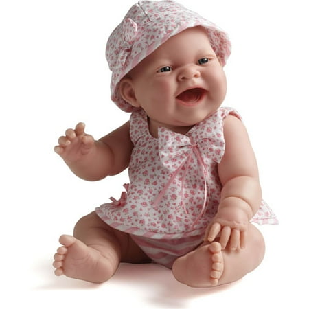 JC Toys Berenguer 14" Lola Doll in Pink Dress
