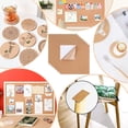 thumbnail image 6 of 12 Pack Self-Adhesive Cork Sheet Cork Tiles Cork Mat 11.8x11.8Inch with Adhesive Back for Wall Decoration Party, 6 of 9