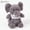 Aele Elephant, variant on Cute Plush Animal Toy Series, Soft Stuffed Doll Collection with Cherry Bib, Fluffy Bunny Bear Fox Pig Elephant Sheep Plush, Cozy Decorative Plush for Sofa Décor, Birthday Gift, Holiday Present