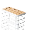 thumbnail image 2 of Organizador de tapas para ollas y sartenes, soporte para cubiertos, idealhome2016, qimpservices weddingfavor2016 Blanco, 2 of 3