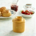 thumbnail image 6 of Butter Bell® Crock – Café Retro Golden Yellow Ceramic Butter Holder with Lid, Keeper for Spreadable Butter, 6 of 10