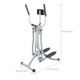 thumbnail image 4 of Air Walker Exercise Machine for Home - Compact Folding Walking Machine with LCD Monitor, Low Impact Elliptical Trainer with Adjustable Abdominal Support, 4 of 10
