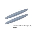 thumbnail image 2 of Youkk 2 Pieces Car Bumper Strip Self Adhesive Nonslip Removable Auto Corner Protector Vehicle Anti-scratch Sticker Rear Universal Gray, 2 of 2