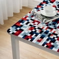 thumbnail image 4 of BANET Tablecloth, Red Blue Table Cover for Party Picnic Dinner Decor White, 4 of 7