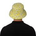 thumbnail image 5 of Fuzoiu Banana Print Reflective Bucket Hat,Outdoor Hat for Men and Women,Bucket Hat for Travel Fishing Hunting Summer Camp, 5 of 6