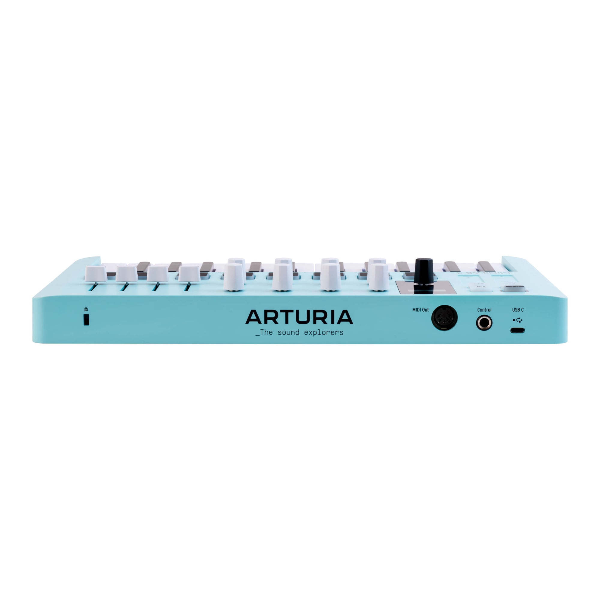 Arturia MiniLab 3 Compact MIDI Keyboard Controller with 25 Keys, RGB Pads and USB DAW Integration (Special Edition, Aquamarine)