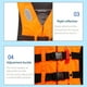 thumbnail image 5 of Adult Kayak Vest High Buoyancy Swimming Vest Adjustable Safety Jacket for Men and Women Ideal for Boating, Swimming, Water Sports and More, 5 of 6