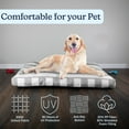 thumbnail image 3 of PETMAKER 44in Water-Resistant Dog Bed with Removable Washable Cover (Gray), 3 of 11
