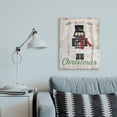 thumbnail image 2 of Stupell Indtries Merry Christmas Holiday Phrase Winter Nutcracker Designed by Jennifer Pugh, 2 of 6