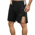 thumbnail image 1 of Xdzjlr Shorts Mens,Everyday Fit With Button Spring Wear Comfortable Men's Athletic Shorts, 1 of 4