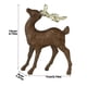 thumbnail image 1 of Adornos navideños de reno con purpurina | Juego de 2 accesorios para fotos colgantes | Decoración navideña para fiestas en casa, oficina y habitación infantil | Decoración festiva de mesa, 1 of 4