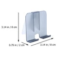 thumbnail image 2 of WHAMVOX 3Pcs Mobile Phone Storage Rack Plastic Pink for Charging Support in Bathroom, 2 of 8