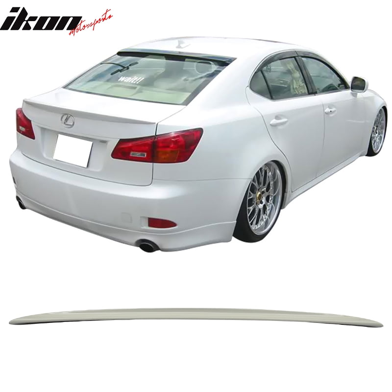 Fits 06-13 Lexus IS250 IS350 Sedan OE Factory Roof Spoiler Painted #1G1 Tungsten