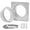 Dryer Vent Connector, variant on Dryer Vent Hose Connector Kit - Dryer Vent Wall Plate - Dryer Duct Connector Wall Vent with Quick Connect & Disconnect Dryer Dock Connector (Dryer Vent Connector)