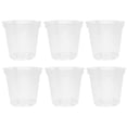 thumbnail image 4 of Zcyifa Clear Orchid Pot 6Pcs 5" Plastic Planter for Indoor/Outdoor, 4 of 10