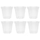thumbnail image 4 of BRIGHTFUFU Macetas para orquídeas con agujeros, macetas de plástico para flores, macetas transparentes para plantar orquídeas, macetas transpirables, 6 uds., 4 of 8
