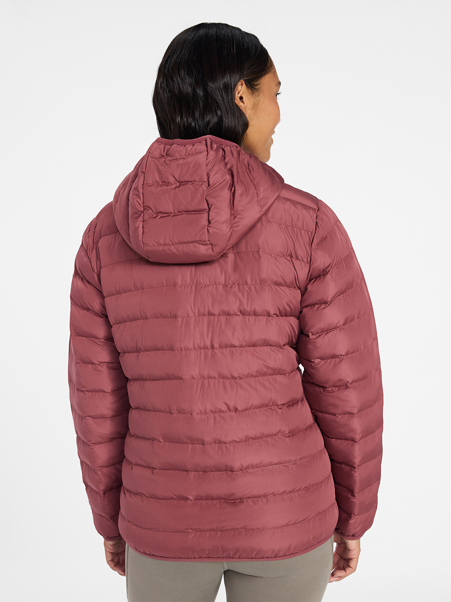 Ozark Trail Women's and Women's Plus Size Core Puffer Jacket with Hood, Sizes XS-3X