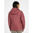 thumbnail image 4 of Ozark Trail Women's and Women's Plus Size Core Puffer Jacket with Hood, Sizes XS-3X, 4 of 8