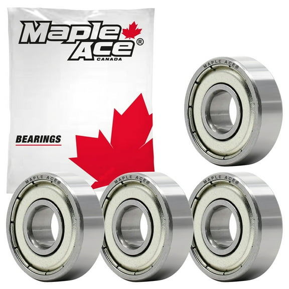 MAPLE ACE 606-ZZ Ball Bearing Supreme Metal Shielded 6x17x6 mm, 606 ZZ