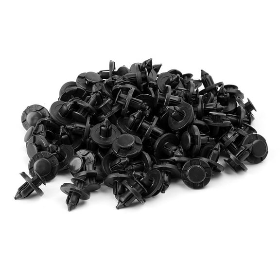 ZSWAL 100PCS Car Plastic Retainer Clips, Push Pin Rivets, Fastener Retainer Kit for Bumper Fender Door Trim Panel for Nissan, fit 8mm Diameter Hole