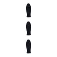 thumbnail image 1 of relayinert Pot Poignée Couvercle Cuisine Poignée Protection Tampon Résistant à la Chaleur Couvre Noir 3Set, 1 of 6