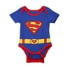 0-24 Months Infant Newborn Baby Boys Superman Short Sleeves Romper Jumpsuit Clothes