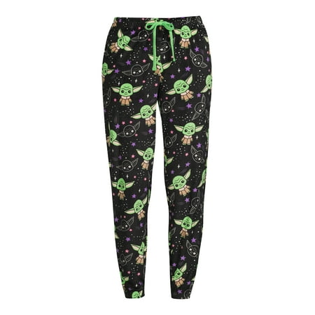 Briefly Stated Women’s Plus Baby Yoda Jogger Sleep Pants