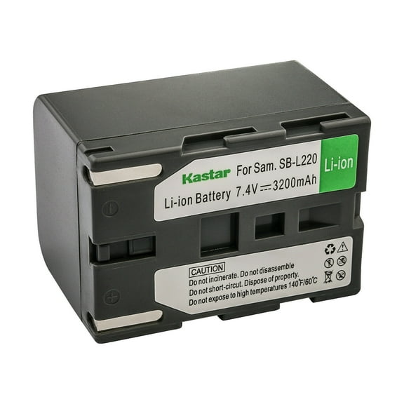 Kastar 1-Pack SB-L220 Battery Replacement for Samsung VP-D903, VP-D93, VP-D97, VP-D99 VP-D99i, SC-D130, SC-D180, SC-D190, SC-D20, SC-D21, SC-D22, SC-D23, SC-D24, SC-D27, SC-D29, SC-D31 Camcorder