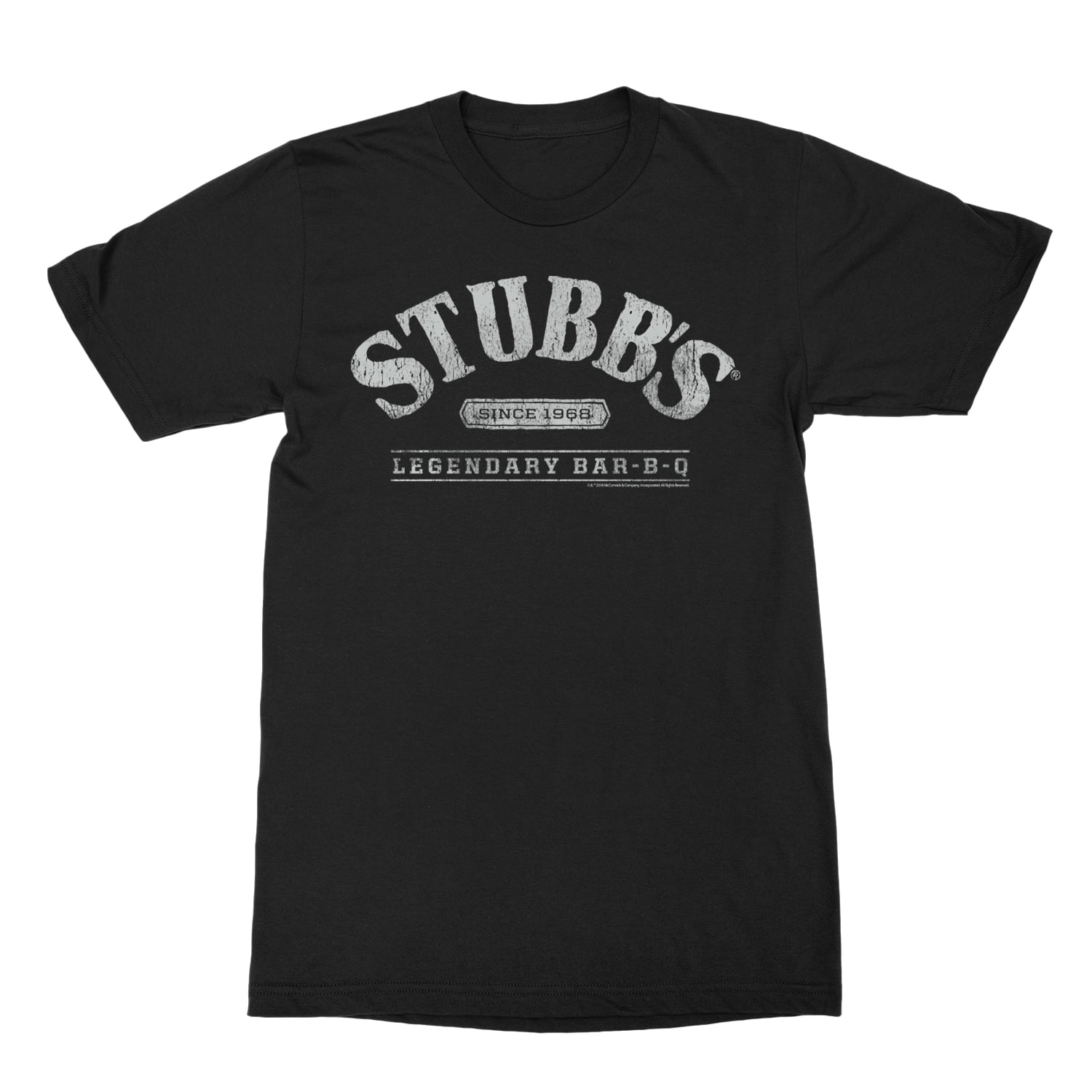 Stubb's BBQ Sauce Stubb's Legendary BBQ Gray Heather Adult T-Shirt