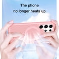 thumbnail image 5 of Magnetic Cooling Case for Samsung Galaxy S23 Ultra (Not S23), Hard PC Slim Cellular Hole Heat Dissipation Mesh Breathable Hollow Honeycomb Case for Samsung Galaxy S23 Ultra SR-Pink, 5 of 16