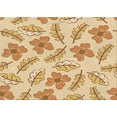 thumbnail image 1 of Ahgly Company Indoor Rectangle Patterned Papaya Orange Area Rugs, 4' x 6', 1 of 6