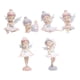 thumbnail image 2 of Figuras de ángeles,Figuras en miniatura de niña de ballet,juguetes,figuras de niña,Figuras de niña Muñecas de juguete Adornos para tartas,Decoración de tarta de bailarina de ballet para, 2 of 9