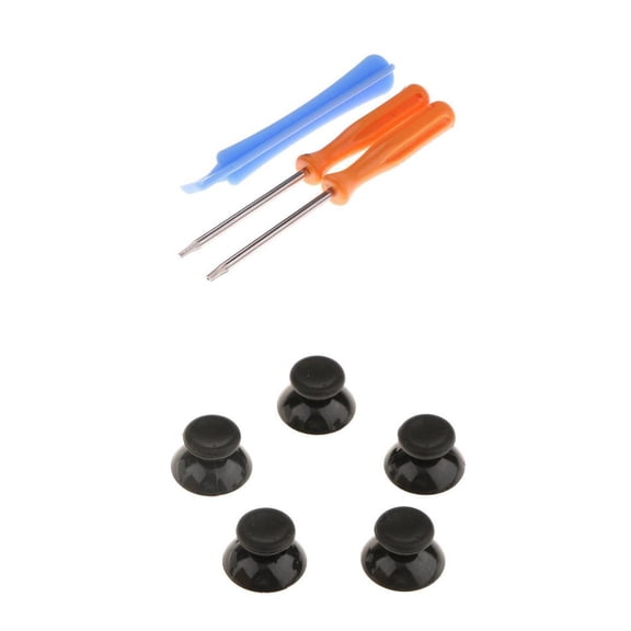 Pitycbo 5Packs Controller Analog stick hold Protector Thumbstick Cover with Scrtewdriver