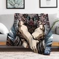 thumbnail image 6 of Demon Blanket Slayer Flannel Throw Blankets Soft Pile Cozy Plush Throw Blanket for All Seasons, 3D Printed Warm Blanket for Sofa Beds Home Decor, 6 of 10
